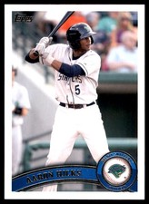 Aaron Hicks 2011 Topps Pro Debut #4 Beloit Snappers MLB READ FREE SHIPPING