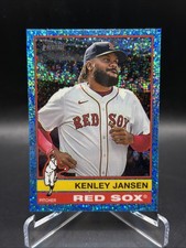 Kenley Jansen 2025 Topps Heritage Baseball Card #325 Boston Red Sox Blue Sparkle