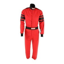110013RQP 110 Series 1-Pc Driving Suit SFI 3.2A/1/Black Medium Red