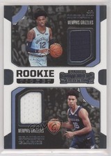 2019 Panini Contenders Rookie Ticket Dual Swatches Ja Morant Brandon Clarke o3p