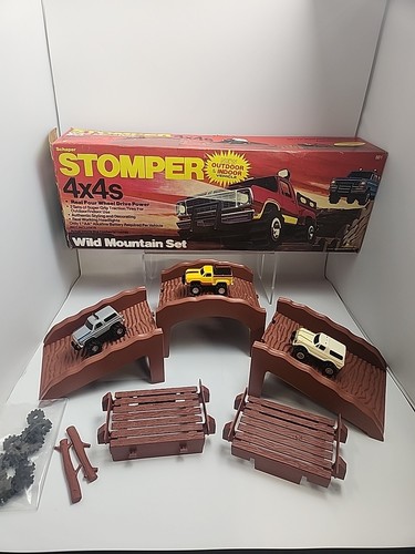 Schaper 1981 Stomper 4X4 Wild Mountain Set #881 - 3 Trucks + Box