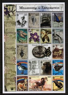 Mongolia Millennium Miniature Sheet Unmounted Mint