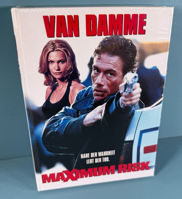 Maximum Risk Nameless Mediabook Uncut  Bluray +DVD Cover D Jean Claude van Damme