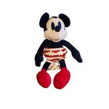 Disney Store Authentic Mickey Mouse Americana Plush Vintage Style Toy Doll