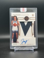Josh Minott 2022-23 Panini National Treasures Rookie Patch Auto Bronze #18/49