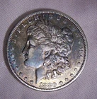 1880 Morgan Silver Dollar, Toning