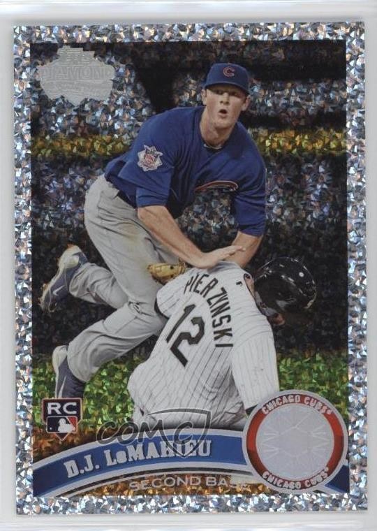 2011 Topps Update Platinum Diamond Anniversary DJ LeMahieu #US205 Rookie RC rx2
