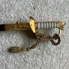 British Navy Officer's Ceremonial Sword w/Scabbard & Knot, 30" 1987 — photo 2