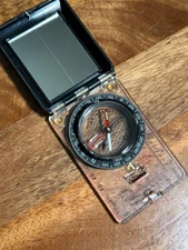 Vintage Silva Ranger 515 Compass w/ Reflective Mirror Sweden