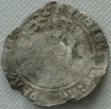 Henry VIII 3/4 Bust Hammered Silver Groat of Canterbury, 24mm 2.07g