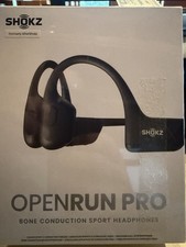 Shokz OpenRun Pro Wireless Bluetooth Bone Conduction Headphones, Black