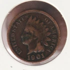US Rare Old West 1901 Indian Head Penny Coin American Collection Shield Cent USA