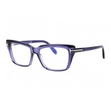 NEW TOM FORD TF5894-B 081 VIOLET BLUE LIGHT BLOCK LENS AUTHENTIC EYEGLASSES