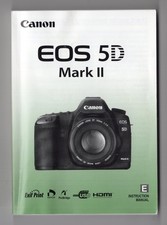 Canon EOS 5D Mark II Genuine Camera Instruction Manual / Guide In English