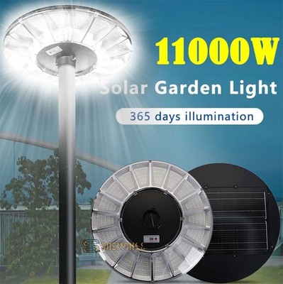 11000W Solar Street Lights Solar Flood Light Outdoor Dusk To Dawn Road Wall Lamp