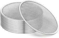12 Pack Sprouting Lids, 316 Stainless Steel Screen Lid for 86Mm Wide Mouth Mason