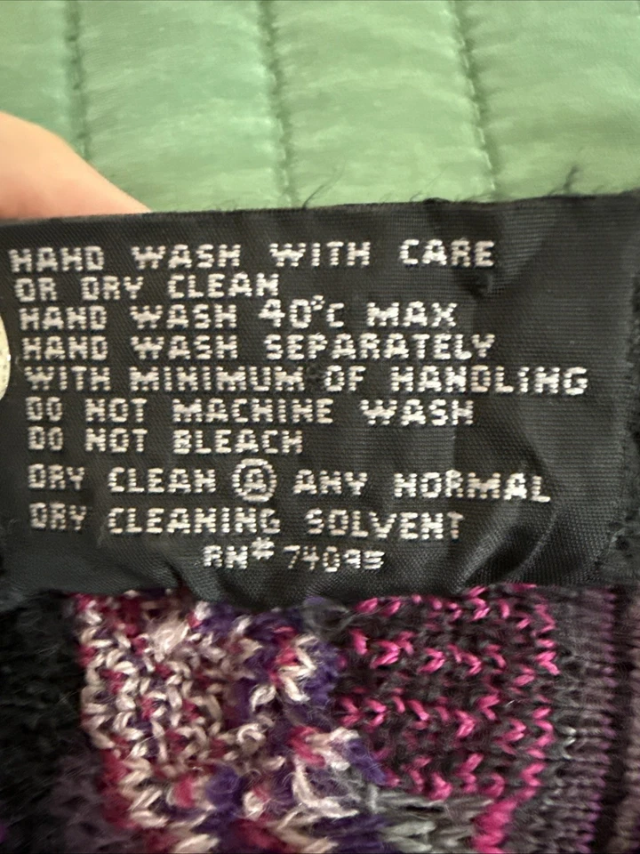 COOGI Vintage 3D Knit Wool Multicolor Size S Vintage Made in Australia - Image 4 of 4