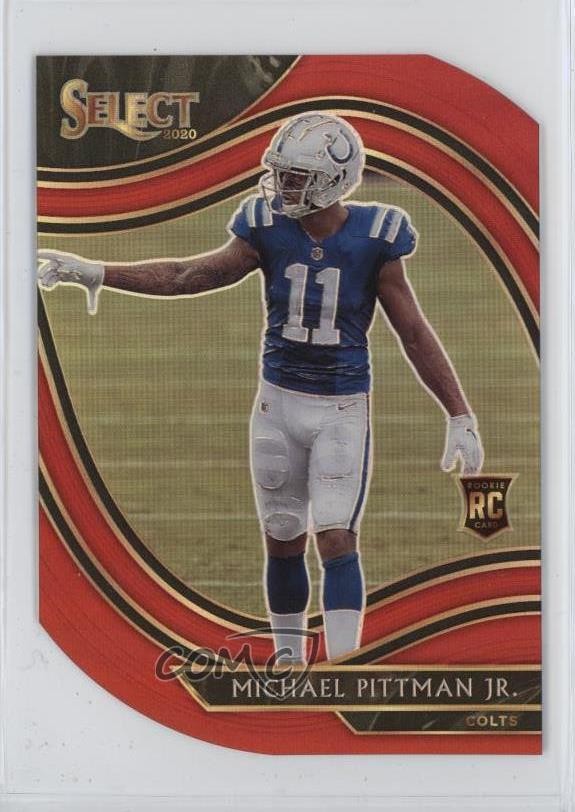 2020 Panini Select Field Level Red Prizm Die-Cut Michael Pittman Jr #362 uk2