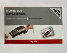 Genuine Ingenico Waffle Cleaning Card for Smart Cards  Magnetic Stripe / Box 40