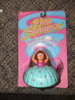Vintage Star Spinner Top ~ Goldfish Toys ~ Motorized Pull