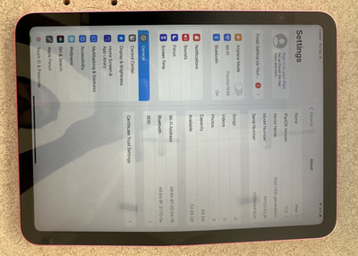 Apple iPad (10th Generation): with A14 Bionic chip, 10.9-inch Liquid Retina Disp