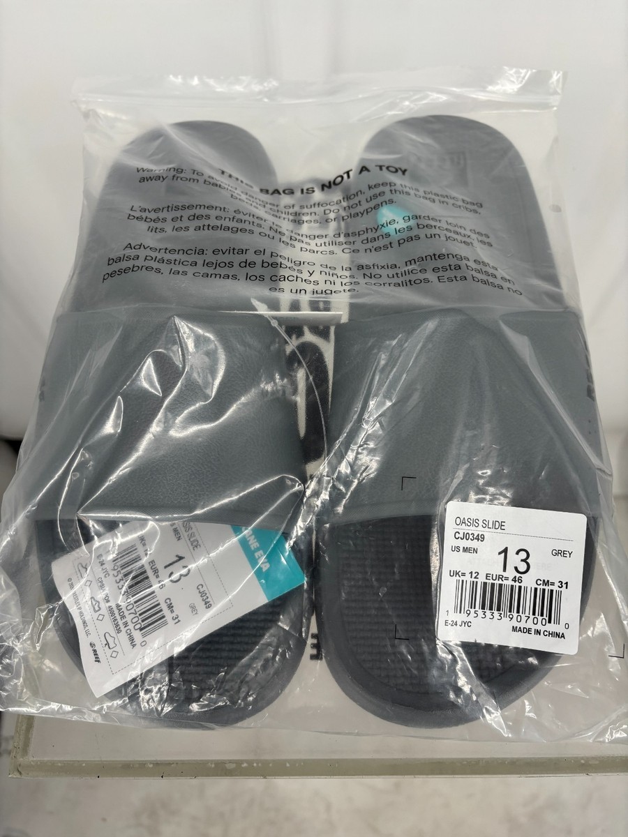Mens REEF Oasis Waterproof Lightweight & Flexible Beach Slide Sandal Grey Sz 13 Men REEF Oasis Waterproof, Lightweight & Flexible Beach  main image 4