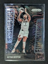 2025 Panini Prizm WNBA Aliyah Boston #3 Fireworks Insert Indiana Fever