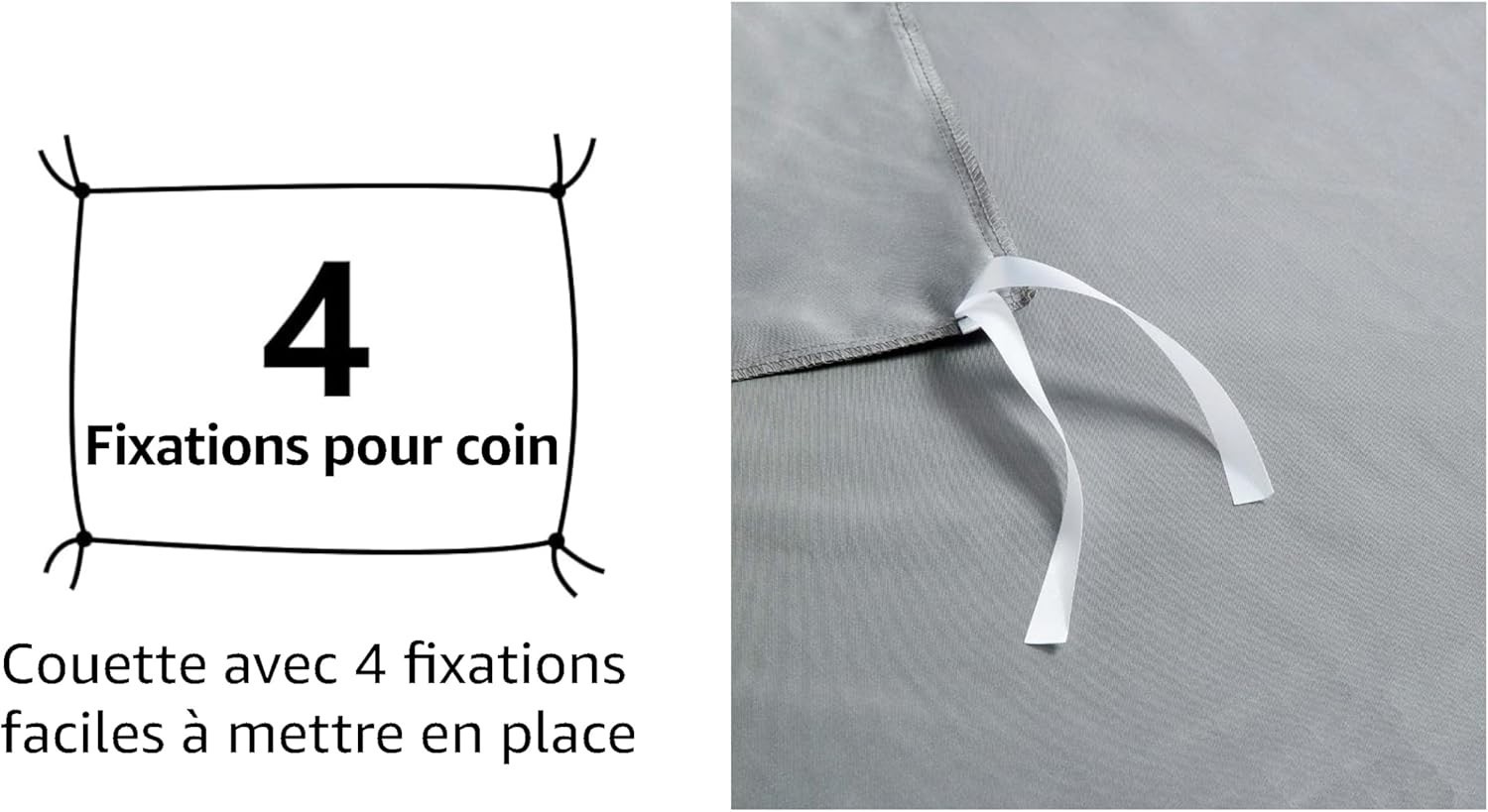 Parure de lit 135x200 cm cocooning en microfibre pour chambre d'enfant - 4