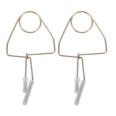 2 Pcs Flute Pad Seating Clips Wind Instruments Accessories Indentation Tool