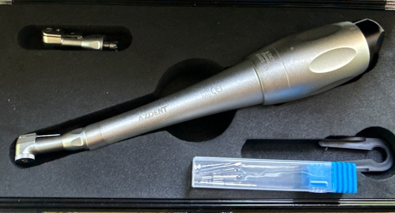Azdent Dental Manual Torque Wrench Handpiece Driver 360° Rotate W/ Tips