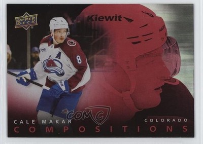 2025-26 Upper Deck Series 1 Compositions Red 94/199 Cale Makar #CMP-18 0nr3