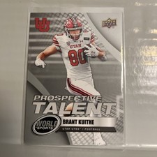 Brant Kuithe 2024 Upper Deck World Of Sports Rookie Card #380 Utah Utes