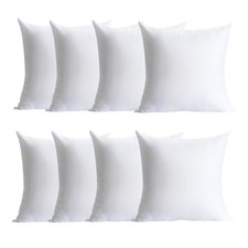 Calibrate Timing Plush and Durable Throw Pillow Inserts 16x16 Set of 8 Hypoaller