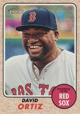 2017 Topps Heritage #412 David Ortiz SP - Boston Red Sox