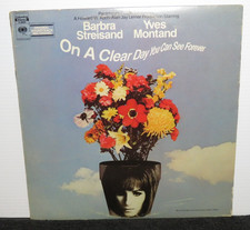 BARBRA STREISAND ON A CLEAR DAY YOU CAN SEE FOREVER VG S-30086 VINYL RECORD