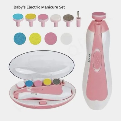 Baby's Electric Manicure Set Accessories Electric Nail Trimmer Set