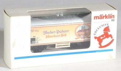 MÄRKLIN Spur H0 Bierwagen Werbemodell Hacker Pschorr Münchner Hell - neu im OKT