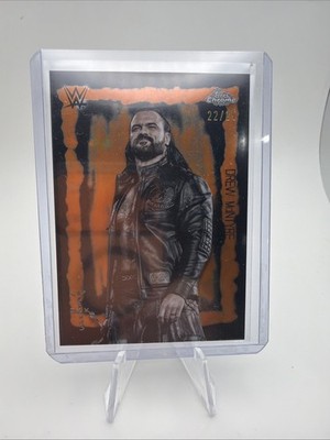 2025 Topps Chrome WWE Cactus Jack Drew McIntyre Orange /25 Festival Fury Insert