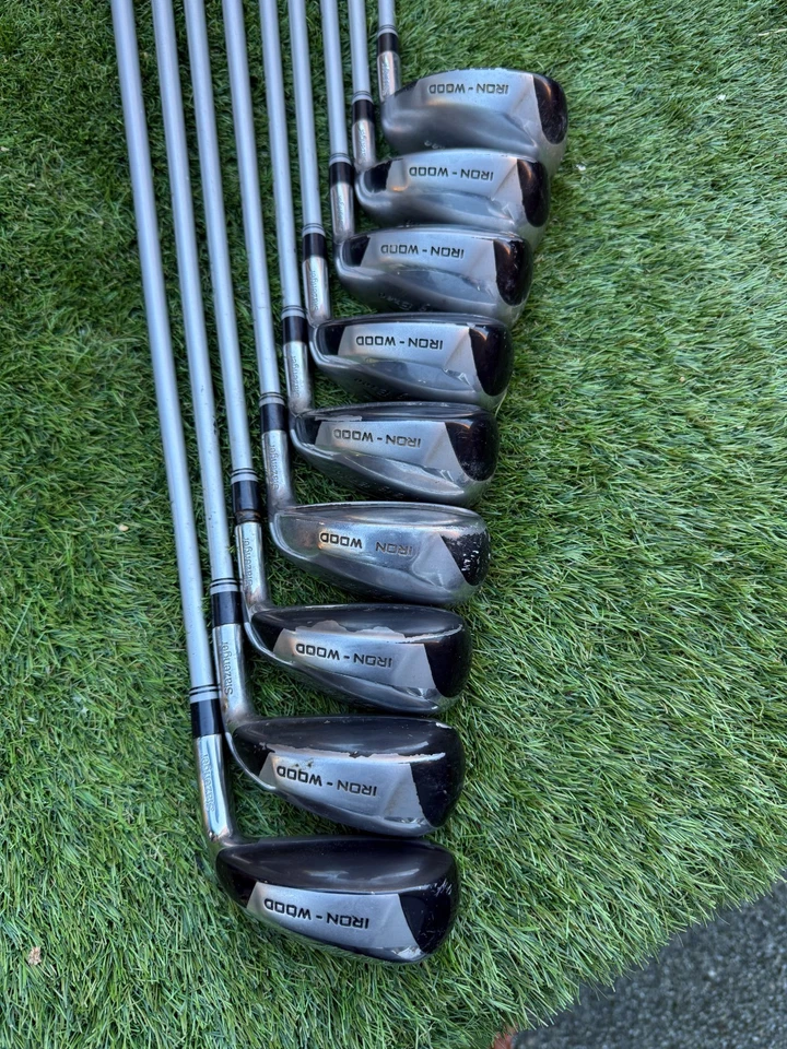 SLAZENGER BIG EZEE IRON WOOD HYBRID IRON SET. 3 To SW. COMBO FLEX GRAPHITE - Image 2 of 4