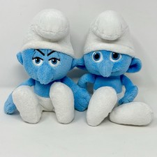 "Muñecas de peluche JAKKS Peyo de juguete suave pequeño gruñón película de Los Pitufos 2013 torpe"