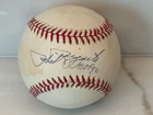 Phil Rizzuto Signed MLB AL Baseball (Bobby Brown w/cube