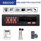 Car Mp3 Player Aux Input Stereo Audio In-Dash Bt Call Bluetooth Usb Fm Receiver