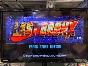 Last Bronx Sega Saturn SS Soft with obi Postcard LAST BRONX