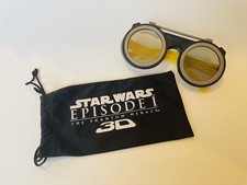 Star Wars RARE  3d Pod Racer Glasses Phantom Menace Episode 1 Vintage USED ONCE