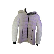 Nautical Women's White Hooded Jacket Size Small