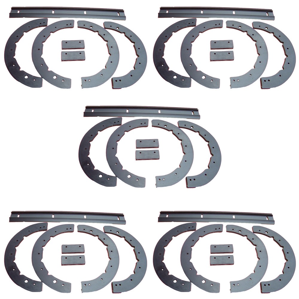 5 Sets Paddles/Scraper Blade 753-0613 731-1033 for MTD Yardmachine Snow Blower