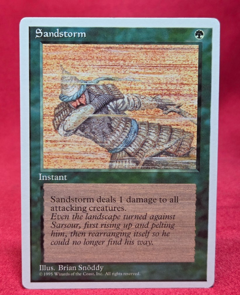 Sandstorm Alternate Fourth 4th Edition, Magic The Gathering MTG 1995 - NM