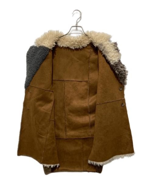 Ameri Women's Patchwork Faux Shearling Coat Size … - image 5