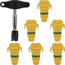 8 PACK Oil Drain Plug Fit For 2011-2024 Ford F-150 F150 Mustang Bronco Edge Expl