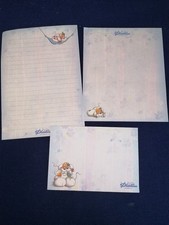 Diddl Briefpapier Nr. 6   2 Bögen + 1 Umschlag  blau  sehr selten